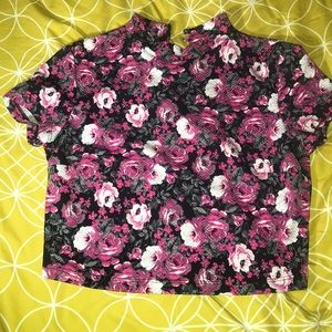 Rosey crop top